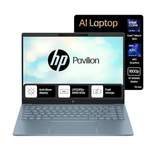 HP Pavilion AI Laptop, Intel Core Ultra 5 125H 12 Tops, (16GB LPDDR5x, 512GB SSD), WQXGA,IPS, 300 nits, 14''(35.6cm),Win 11, M365 Basic(1yr), Office...